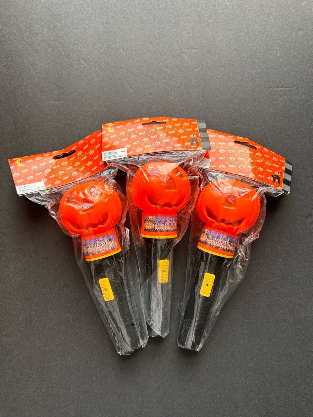 Vintage Halloween Jack-O-Lantern Flashlights🎃 NWT